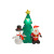 Cross-Border Amazon Christmas Inflation Model Elk Christmas Tree Santa Claus Led Luminous Inflatable Model Ornaments