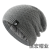 Fleece-Lined Thickened Slipover Woolen Cap Men's Autumn and Winter Outdoor Riding Earflaps Warm Double-Layer Youth Leisure Cotton Hat