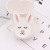 Wish Hot Sale Rabbit Bag Keychain Imitate Rex Rabbit Fur Artificial Wool Ball Pendant PU Leather Rabbit Plush Hang Decorations