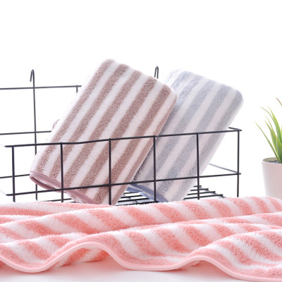 Warp Knitted Coral Velvet Towel Blype Towel Soft Absorbent Fiber Wholesale Custom Gift Logo Face Washing Face Towel