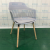 Plastic Chair Home Celebrity Dining Chair Simple Modern Nordic Milk Tea Shop Solid Wood Leg Chair Backrest Leisure Chair