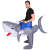 Amazon Riding Shark Inflatable Clothing Halloween Spoof Performance Cartoon Mount Doll Inflatable Clothing