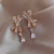 Sterling Silver Needle Korean 2021 New Trendy Light Luxury High-Grade Bow Graceful Online Influencer Personalized Ear Studs Women