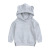 Children's Clothing Children's Sweater Spring, Autumn and Winter Clothing Boys and Girls Hooded Fleece Sweater Baby's Top Bear Ears Children's Clothing