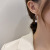 2021 New Fashion Sterling Silver Needle Korean Pin Rhinestone Pearl Design Sense Fashion High-End Temperament Stud Earrings