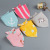 Newborn Saliva Towel Newborn Cute Cotton Custom Logo Autumn and Winter Cartoon Princess Solid Color Baby's Triangular Hood
