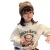 Boys and Girls Brushed Hoody Winter Cartoon Bear Long-Sleeved Thickened Top Middle and Big Children round Neck Pullover Children's Clothing Coat