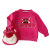 Girls' Early Winter Fleece Sweatshirt 2022 New Western Style Children's Cartoon Pullover Baby's Top