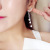 Sterling Silver Needle High-Grade Temperament Pearl Tassel Earrings Long Korean Simple Personalized All-Match Ear Stud Earring Women