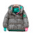 Autumn and Winter Houndstooth Children's Medium and Big Children Thick down Jacket Boys and Girls Short Loose Hooded Coat Korean Style