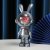 Dorami Core Rabbit Lamp Cartoon Cute Creative Star Lamp Resin Decorations Birthday Gift Student Gift
