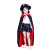 Halloween Cosplay Pirates Of The Caribbean Captain Jack Adult and Children Death Cloak Cloak Performance Costume