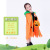 Halloween Costume Children Adult Non-Woven Pumpkin Clothes Parent-Child Cosplay Pumpkin Cloak Performance Wear