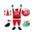 Cross-Border Amazon Christmas Decoration Grinch Santa Claus Climbing Wall Decoration Clothes Pendant Accessories Holiday Gift