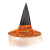 Cross-Border Halloween Decoration Props Witch Hat Adult and Children Cosplay Witch Headdress Dress up Polyester Taffeta