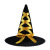 Halloween Hat Adult and Children Witch Flannel Wizard's Hat Masquerade Party Dress up Ribbon Witch Hat