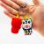 National Style Waving Cat Keychain Fashion Trend Lion's Head Waving Cat Couple Key Chain Handbag Pendant Gift