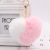 Color Matching Heart Shape Bag Pendant Peach Heart Keychain Imitation Rex Rabbit Heart-Shaped Fuzzy Ball Pendant Fur Car Key Ring