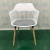 Plastic Chair Home Celebrity Dining Chair Simple Modern Nordic Milk Tea Shop Solid Wood Leg Chair Backrest Leisure Chair