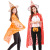 SOURCE Factory Halloween Cloak Adult and Children Female Witch Cloak Cosplay Party Stage Performance Costume