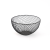 Creative Modern and Simple Wrought Iron Fruit Plate Fruit Basket Hollow out Draining Storage Basket Household Living Room Coffee Table Snacks Fruit Pot