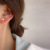 2022 New 925 Silver Small and Delicate Ear Stud Women's Korean Simple Set Combination Earrings Frosty Style Earrings