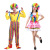 Clown Clothes Suit Adult Female Fool's Day Cute Clown Costume Male Masquerade Watch Show Funny Dress up