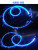 Night Show KTV Hand Swing Luminous Whip Bar Atmosphere Props Stage Fiber Optic Whip Led Luminous Carrying Strap-Point Dance Whip