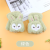Plush Gloves Female Autumn and Winter Cute Cartoon Girl Flip Open Finger Thermal and Windproof Cold Protection Fleece