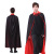 Spot Halloween Cloak Cosplay Double Layer Black Red Vampire Death Cloak Party Adult And Children Cloak