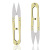 Factory Wholesale U-Shaped Spring Tailor Scissors Thread End Scissors Fish Wire Scissors Daily Use Small Scissors