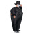 Cross-Border Amazon Groom Gentleman Inflatable Clothing Party Fun Funny Magician Fat Man Performing Costumes