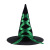 Halloween Hat Adult and Children Witch Flannel Wizard's Hat Masquerade Party Dress up Ribbon Witch Hat