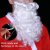 Christmas Old Man's Beard Wig Party Cosplay Funny Grandpa Dress up White Beard Wig Full Set