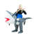 Amazon Riding Shark Inflatable Clothing Halloween Spoof Performance Cartoon Mount Doll Inflatable Clothing