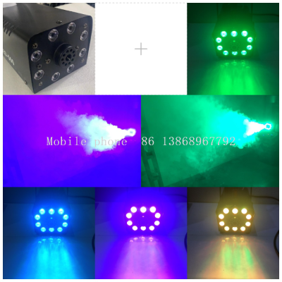 LED Full Color 600W Stage Smoke Making Machines KTV Bar Led Color Handheld Mini Fog Machine Small Sprayer