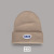 Acrylic Knitted Cap Women's Autumn and Winter Warm Thickened Woolen Cap Men's and Women's Couple's Cold Embroidery Hat Fixed Logo