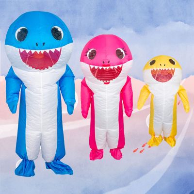 Amazon Cross-Border Shark Inflatable Clothing Family Party Funny Party Performance Props Inflatable Clothing