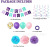 Mermaid Birthday Party Supplies Party Decoration Set Happy Birthday Banner Balloon Paper Flower Ball Spiral Charm