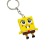 Cartoon Sponge Baby Keychain Cute Anime Paida Star Octopus Brother Crab Boss Doll School Bag Pendant