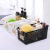 Japanese-Style Plastic Hollow Storage Basket Finishing Storage Basket Bathroom Desktop Cosmetics Small Basket Kitchen Storage Box