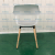 Plastic Chair Home Celebrity Dining Chair Simple Modern Nordic Milk Tea Shop Solid Wood Leg Chair Backrest Leisure Chair