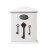 New Lotus European Retro Entrance Console Table Wall Hook for Keys Wooden Key Box Jewelry Box Hook Storage Box Creative