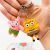 Creative Cartoon Wool Doll Keychain Panda Piggy Rabbit Pikachu Soft Rubber Accessories Key Chain