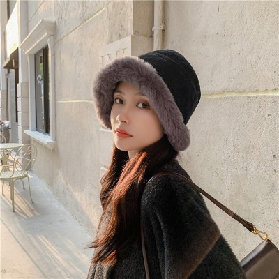 Plush Bonnet Women's Winter Cute Pile Heap Cap Women's Loose Sweet Thick Fashionable Warm Earflaps Head-Wrapping Hat