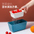 Creative Seed Box Home Living Room Double Layer Lazy Snack Box Plastic Drain Storage Box Easy to Clean Printable Logo