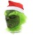 Christmas Green Fur Monster Mask Party Dr. Seuss' How the Grinch Stole Christmas Grinch Gloves God Steal Green Fur Monster Grinch Mask
