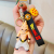 New Cartoon Anime Dragon Ball Silicone Doll Keychain Pendant Cartoon Animation Character Ornaments Gift Wholesale