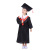 Children's Gown of Doctor Degree Primary School Kindergarten Student Clothes Cosplay Role Play Stage Performance Graduation Dress
