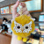 Cute Plush Owl Creative Cute Cartoon Key Button Car Shape School Bag Versatile Pendant Fashion Gift Wholesale